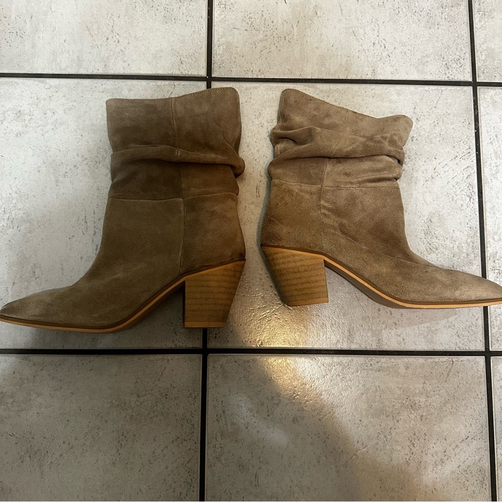 Matisse Dagget Slouchy Women's Suede Leather Ankle Boots - Brown Size 9 - Picture 6 of 9